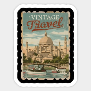 Sentimental Sojourn : Vintage Postcard Sticker